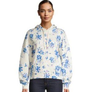 Rag & Bone Floral City Cotton Hoodie - Size Small
